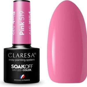 Claresa UV/LED Gellak Roze #519 - 5ml.