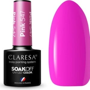 Claresa UV/LED Gellak Roze #547 - 5ml.