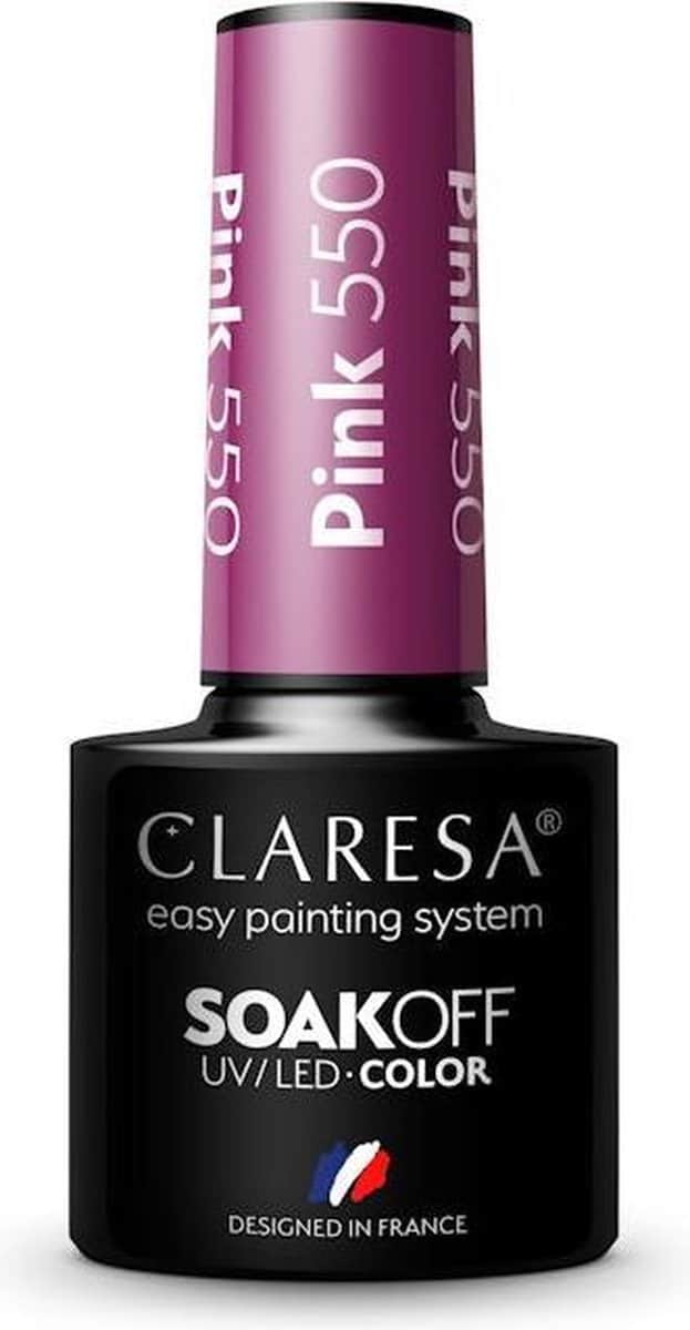 Claresa UV/LED Gellak Roze #550 - 5ml.