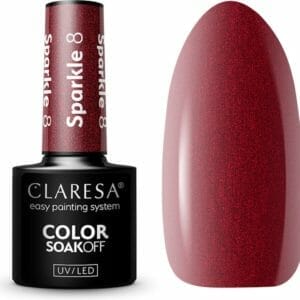 Claresa UV/LED Gellak Sparkle #8 - 5ml.