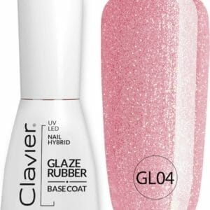 Clavier Luxury Glaze Rubber Basecoat 10ml. - GL04 Mellow