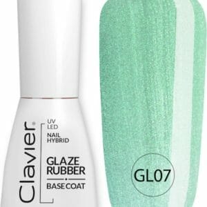 Clavier Luxury Glaze Rubber Basecoat 10ml. - GL07 Auroral