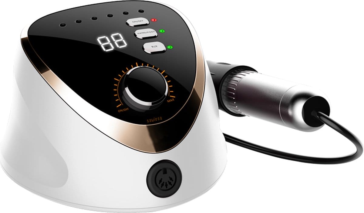 Clavier nagelfrees machine voor professionele manicure & pedicure 65w fx820 - wit Clavier nagelfrees machine voor professionele manicure & pedicure 65w fx820 - wit