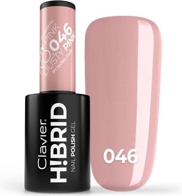 Clavier UV/LED Gellak H!BRID - 046 Dusty Pink