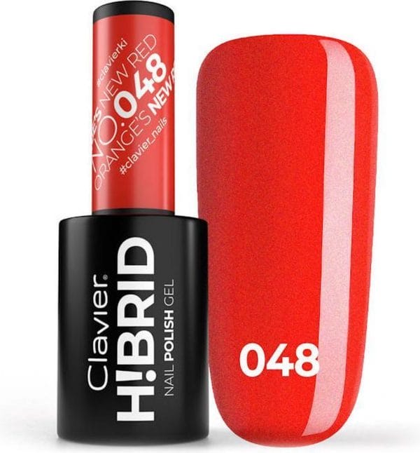 Clavier UV/LED Gellak H!BRID - 048 Orange New Red
