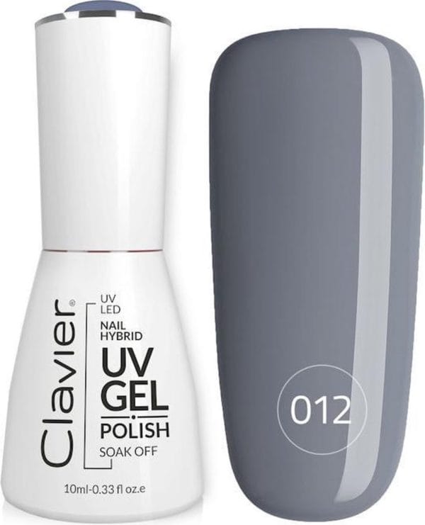 Clavier uv/led hybrid gellak luxury 10ml. #012 - grey-t day