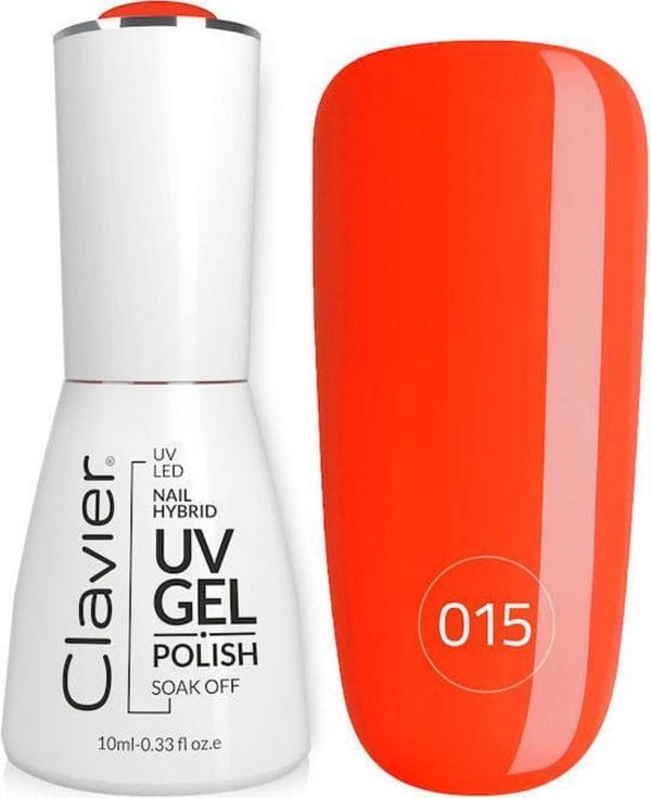 Clavier UV/LED Hybrid Gellak Luxury 10ml. #015 - Omg, Orange!