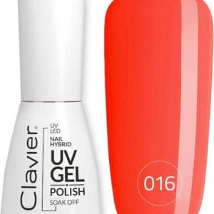 Clavier UV/LED Hybrid Gellak Luxury 10ml. #016 - Orangastic