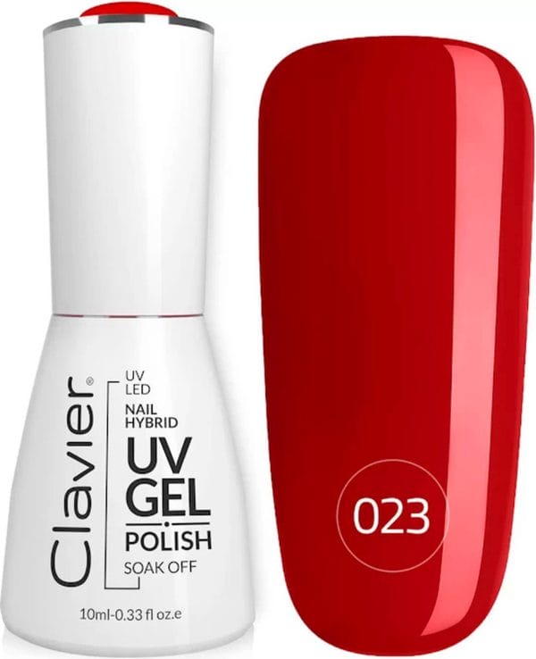 Clavier UV/LED Hybrid Gellak Luxury 10ml. #023 - Royal Red
