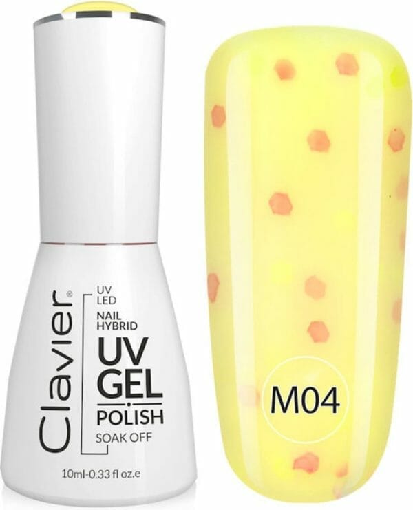 Clavier uv/led hybrid gellak luxury 10ml. Multi flavours lemon curd - m04