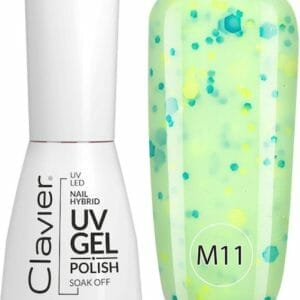 Clavier UV/LED Hybrid Gellak Luxury 10ml. Multi Flavours Lime & Mint - M11