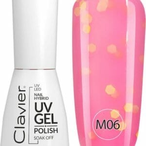 Clavier UV/LED Hybrid Gellak Luxury 10ml. Multi Flavours Passion Fruit - M06