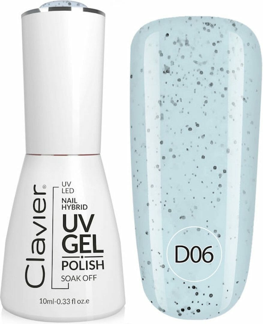 Clavier uv/led hybrid gellak luxury 10ml. Point of blue #d06 Clavier uv/led hybrid gellak luxury 10ml. Point of blue #d06
