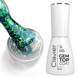 Clavier UV/LED Hybrid Gellak Luxury 10ml. Top Coat No Wipe Gem Emerald