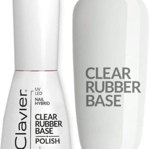 Clavier UV/LED Hybrid Gellak Luxury Clear Rubber Base 10ml.