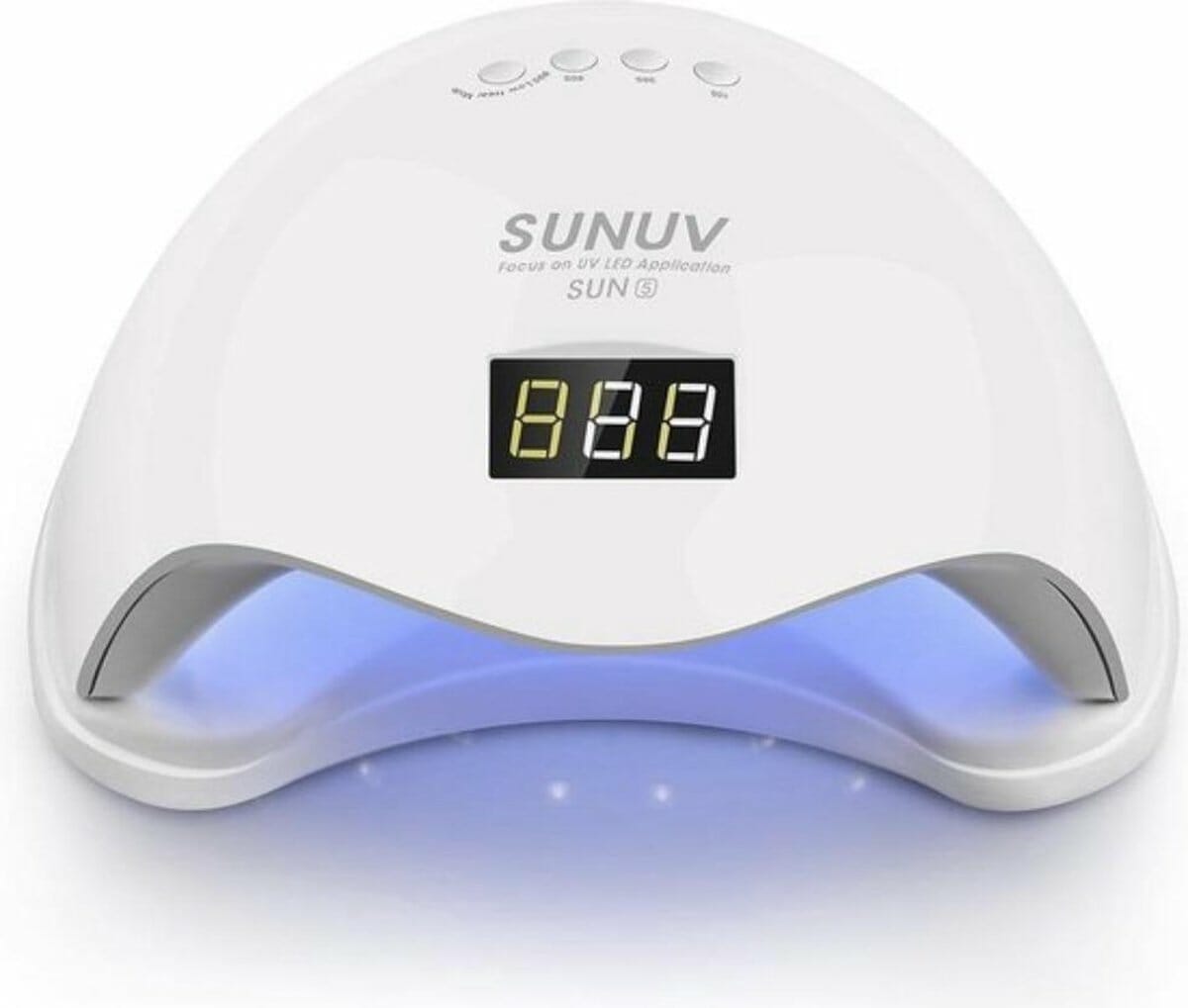 Mooscare 48 watt led lamp voor gellak nagels - uv lamp gelnagels - nail art nagellamp - gel nagellak nageldroger Cloxks - 48w nageldroger - gellak - nagellamp - uv-lamp gelnagels - led lamp - timer - manicure - salon - professioneel - wit