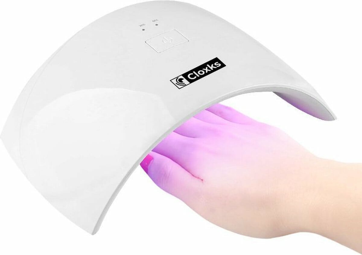 Mooscare 36 watt led lamp voor gellak nagels - nageldroger - gellak lamp - uv lamp gelnagels - nail art nagellamp - gel nagellak nageldroger Cloxks - nageldroger - uv lamp - led lamp - gellak lamp - nagellak - nagellamp - 36w - gelnagels - gel nagellak - compact - wit