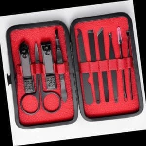 *** Complete 10-delige Manicure Set - Professionele Nagelverzorging met Nagelknipper, Pedicure Tools, Nagelvijl, Nagelschaar en Nail Art Accessoires - van Heble® ***