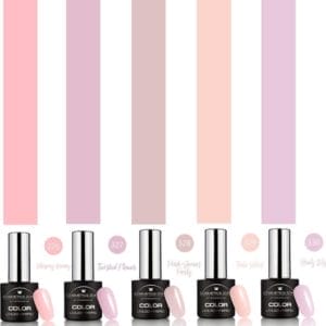 Cosmetics Zone Gellak Set 5 kleuren Sweet Pink