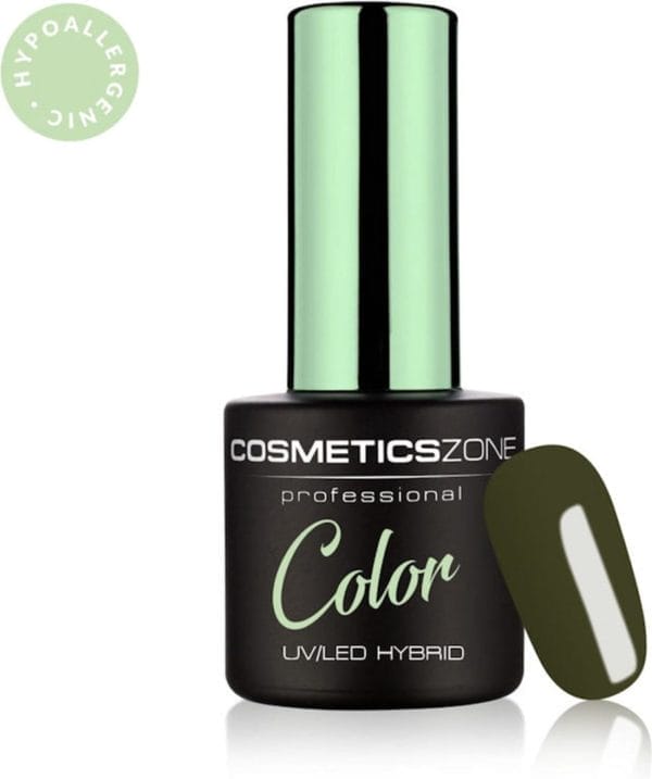 Cosmetics zone hypoallergene uv/led gellak 7ml. Jungle green 741