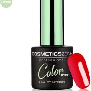 Cosmetics Zone Hypoallergene UV/LED Hybrid Gellak 7ml. Coral Red 161