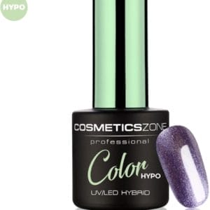 Cosmetics Zone Hypoallergene UV/LED Hybrid Gellak 7ml. Glitter Purple 089