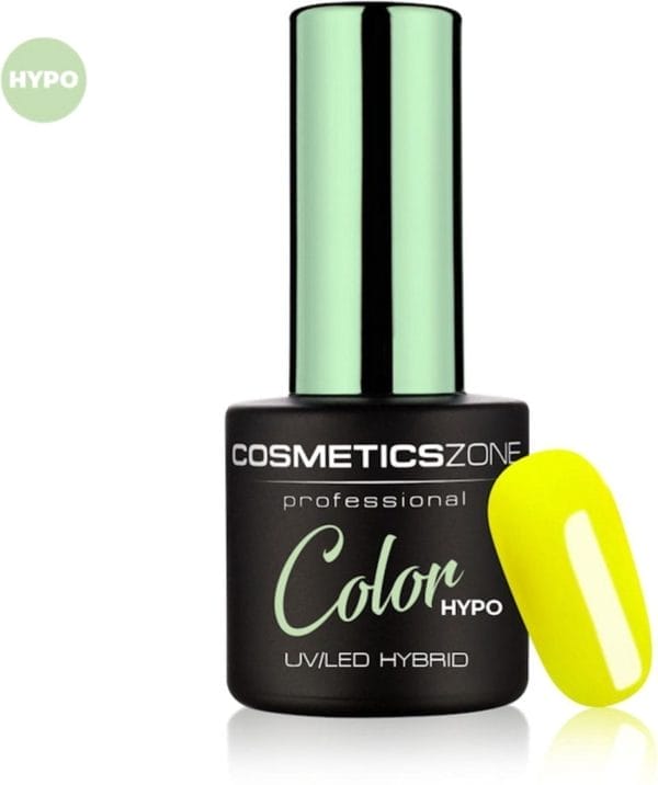 Cosmetics zone hypoallergene uv/led hybrid gellak 7ml. Neon yellow n5