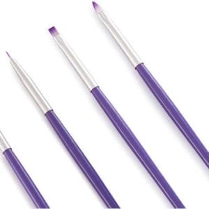 Cosmetics Zone Penselen Set Decoratie en Gelmethode 4 delig