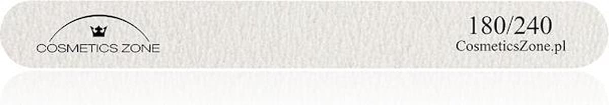 Cosmetics zone professionele nagelvijl grit recht 180/240 Cosmetics zone professionele nagelvijl grit recht 180/240