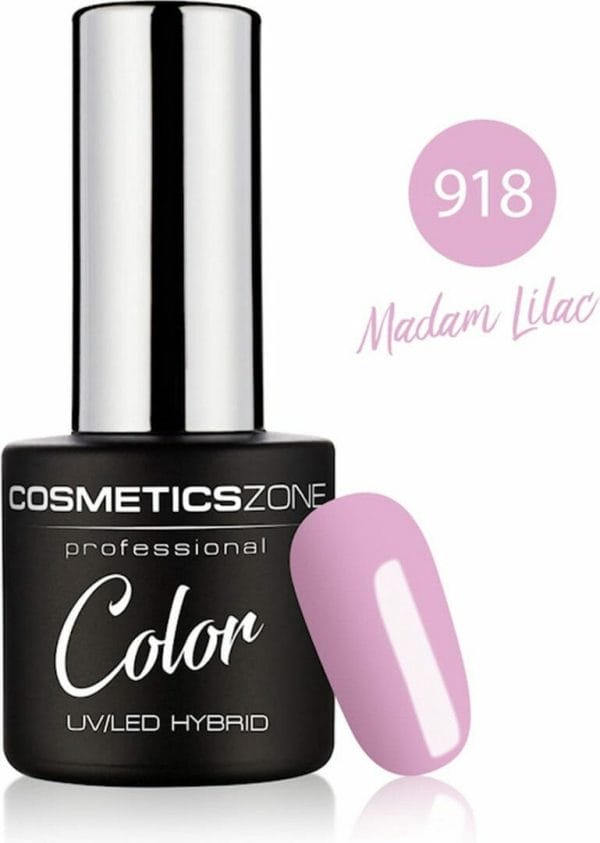 Cosmetics Zone UV/LED Gellak 7ml. Madame Lilac 918