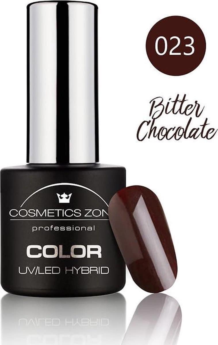 Cosmetics Zone UV/LED Gellak Bitter Chocolate 023