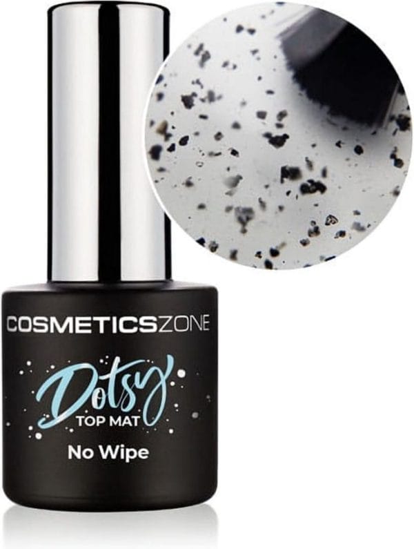 Cosmetics zone uv/led gellak dotsy topcoat matt no wipe 7ml.