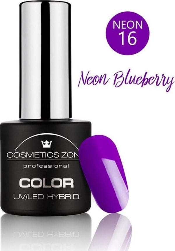 Cosmetics Zone UV/LED Gellak Neon Blueberry N16