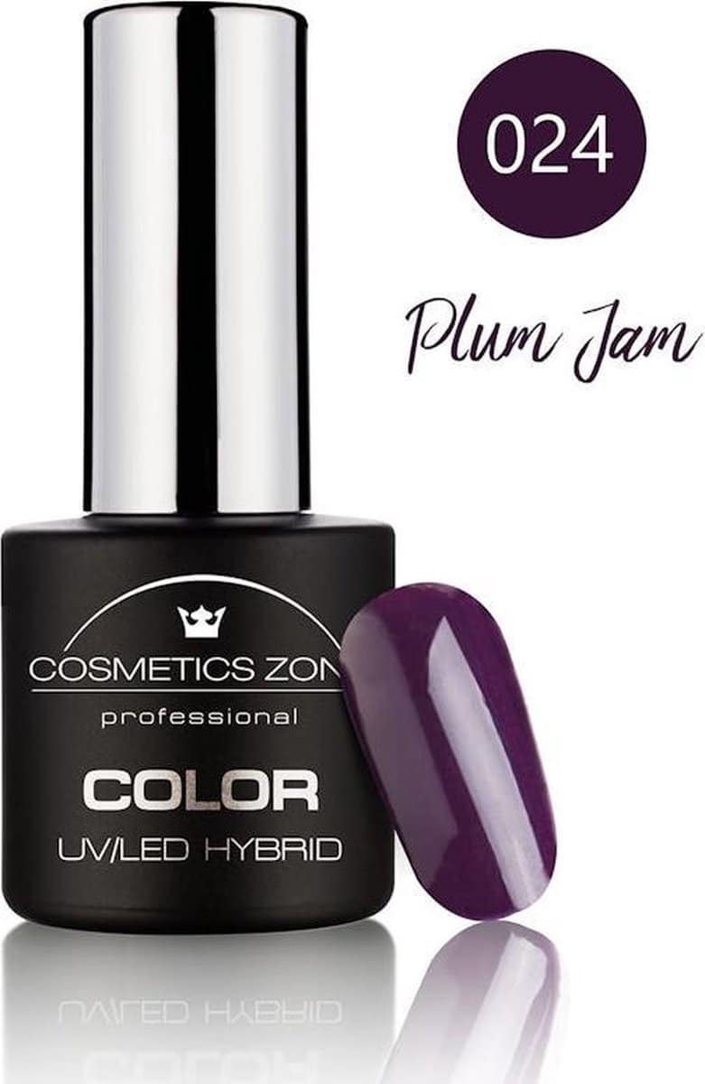 Cosmetics Zone UV/LED Gellak Plum Jam 024