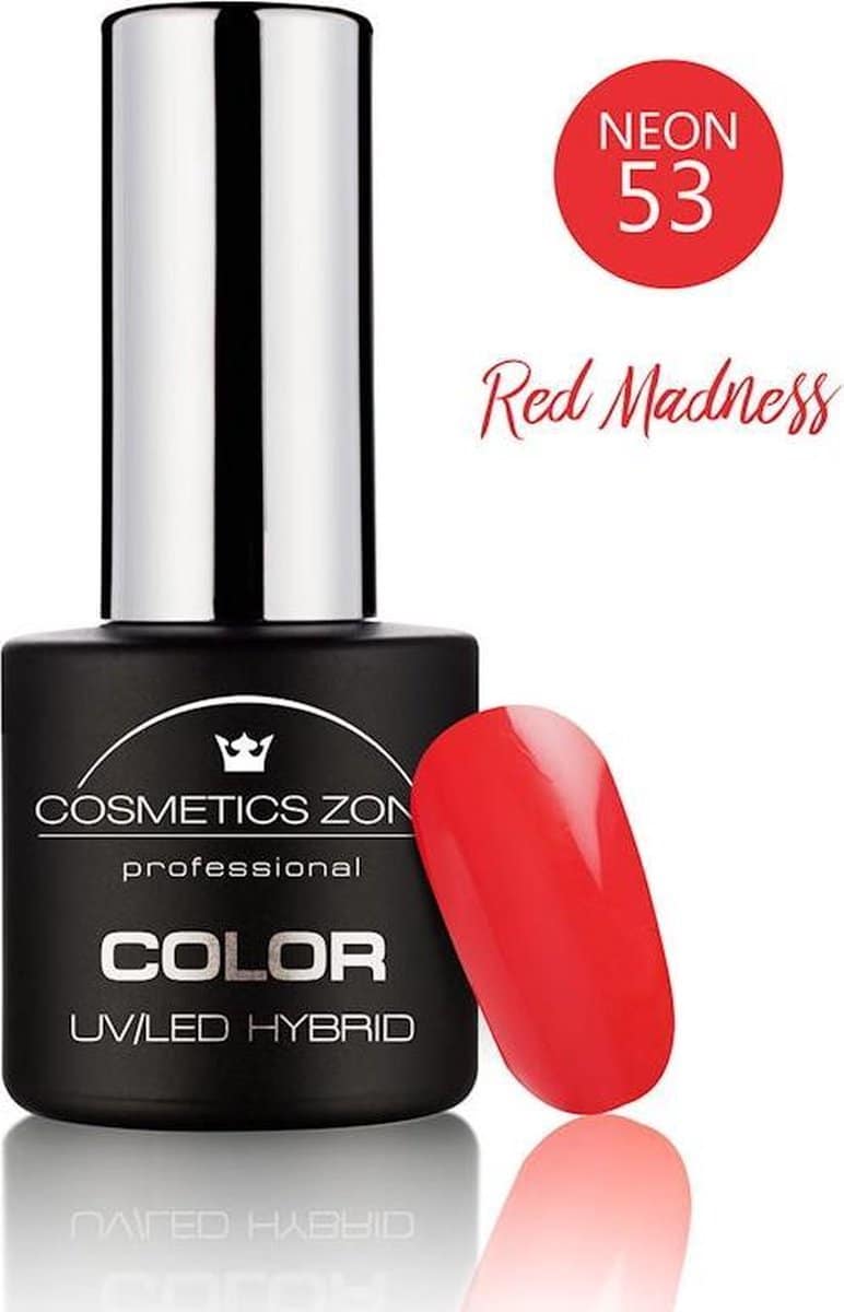 Cosmetics Zone UV/LED Gellak Red Madness N53