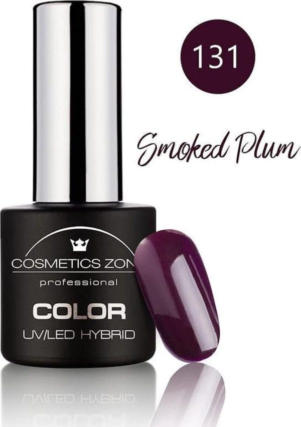 Cosmetics zone uv/led gellak smoked plum 131