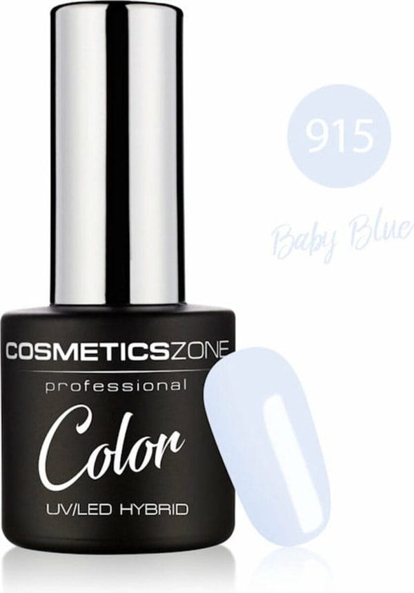 Cosmetics zone uv/led hybrid gellak 7ml. Baby blue 915