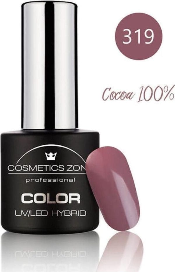 Cosmetics Zone UV/LED Hybrid Gellak 7ml. Cocoa 100% 319