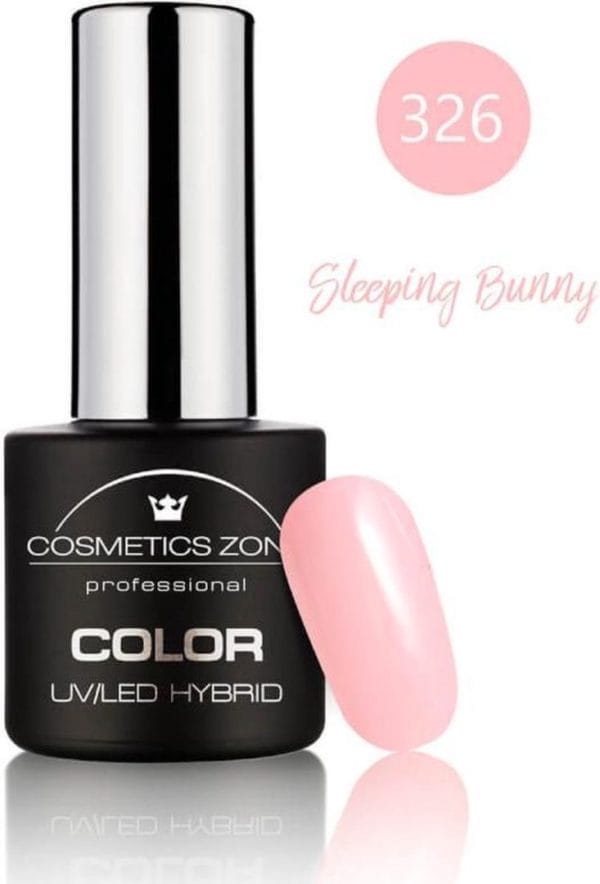 Cosmetics zone uv/led hybrid gellak 7ml. Sleeping bunny 326