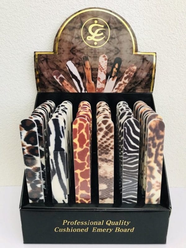 Creation lamis - 72 nagelvijlen - 6 verschillende dierenprints - in display-doos