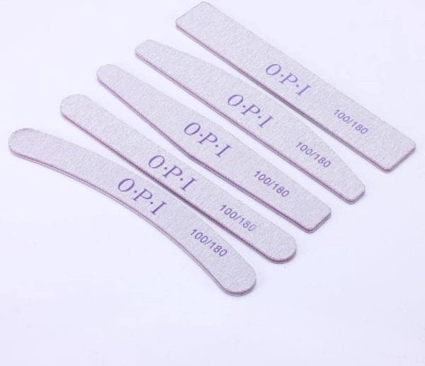 DD Nails Cosmetics - Assorti Nagelvijlen - 5 stuks - 5 modellen - Moon-Recht-Ovaal-Boomerang-Elipse - 1stuk van elk model