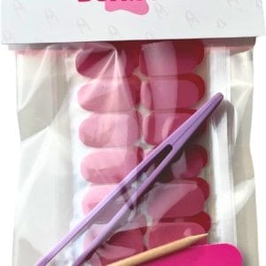 DORABELLE | Nagelstickers voor Valentijn - Roze, Rood, én Hartjes Stickers inclusief Pincet | Snel mooie nagels