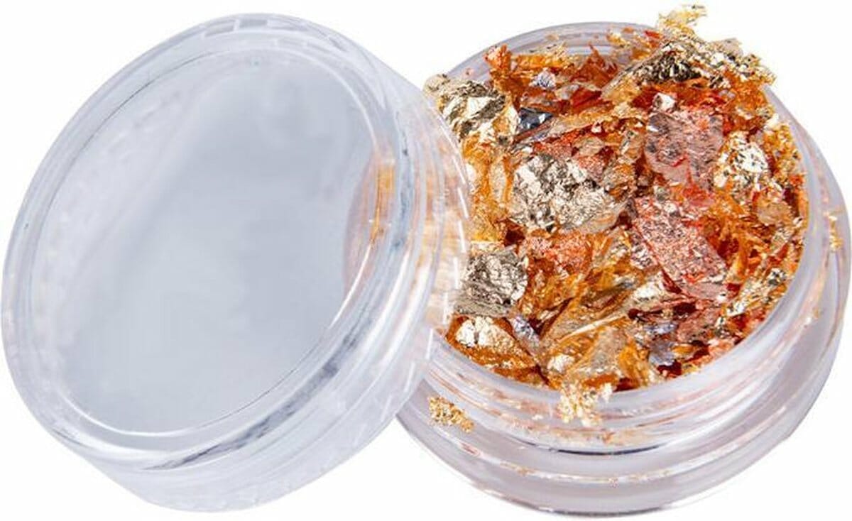 Drm nail art flakes #6 gold pieces Drm nail art flakes #6