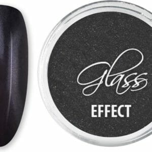 DRM Nail Art Spiegel Effect Nagelpoeder Glass Effect Black #12