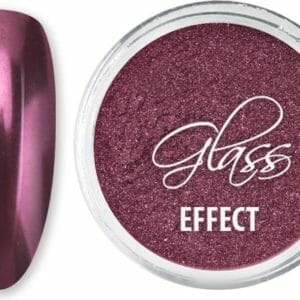 DRM Nail Art Spiegel Effect Nagelpoeder Glass Effect Deep Pink #4