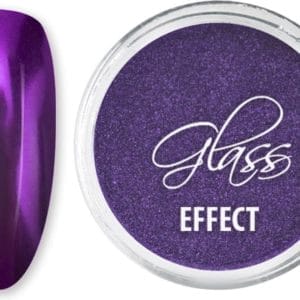 DRM Nail Art Spiegel Effect Nagelpoeder Glass Effect Purple #7