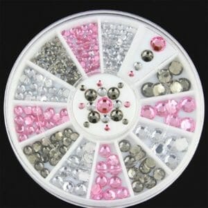 DW4Trading Nagelversiering Carrousel 10 - Nail Art - Acryl Gel - Rhinestones