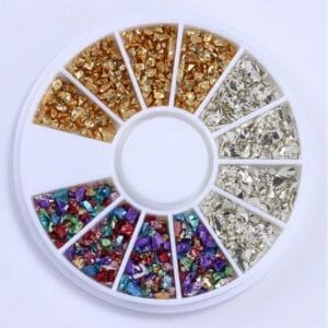 DW4Trading Nagelversiering Carrousel 20 - Nail Art - Acryl Gel - Rhinestones