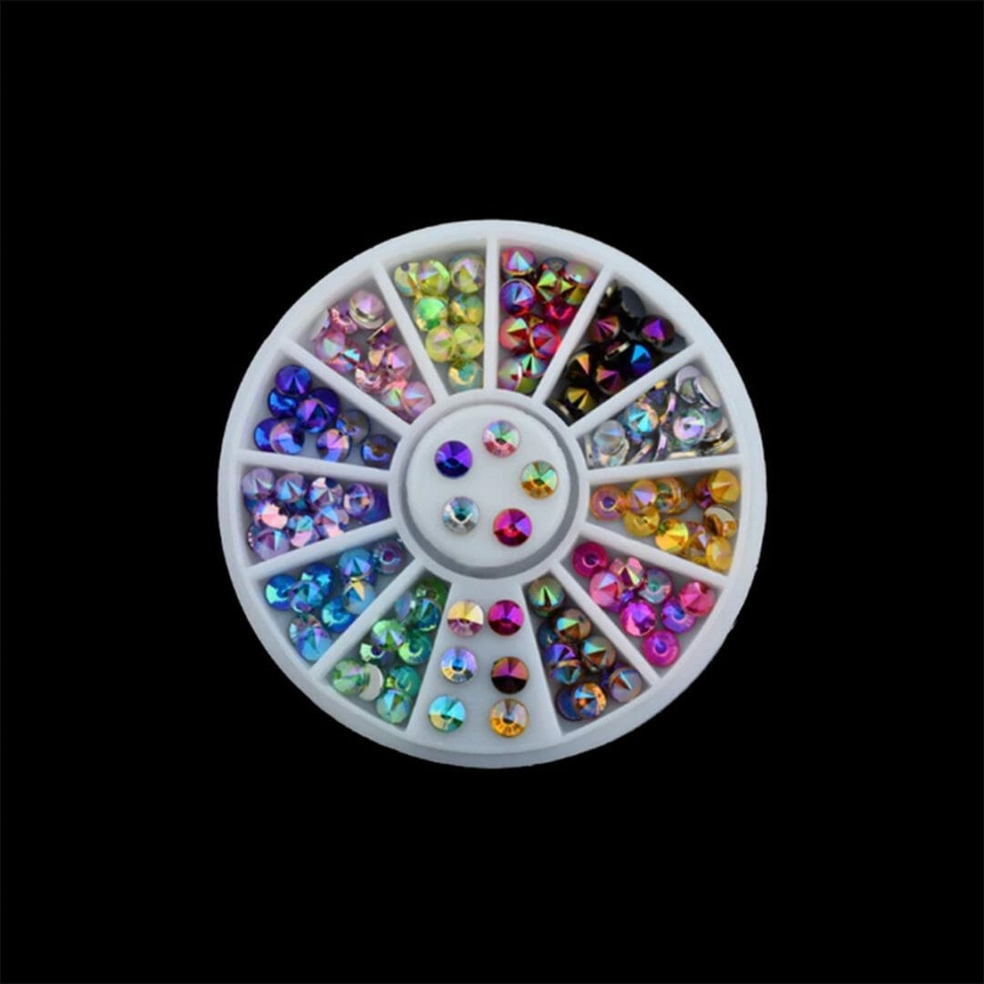 Dw4trading nagelversiering carrousel 3 - nail art - acryl gel - rhinestones Dw4trading nagelversiering carrousel 3 - nail art - acryl gel - rhinestones