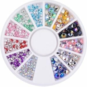 DW4Trading Nagelversiering Carrousel 5 - Nail Art - Acryl Gel - Rhinestones